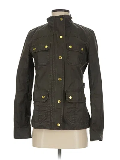 Pre-owned Jcrew Jacket In Green
