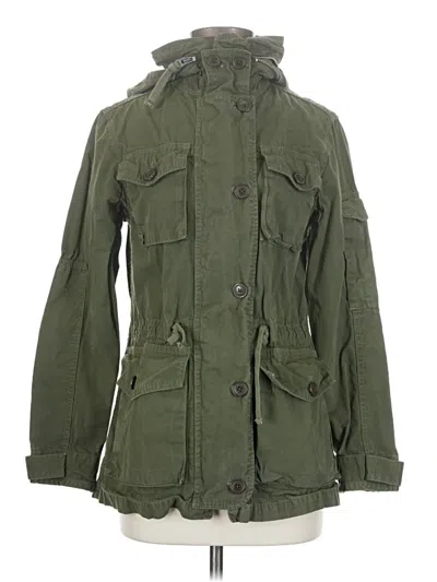 Pre-owned Jcrew Jacket In Green
