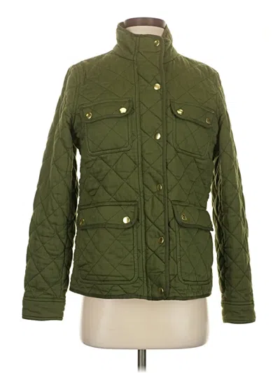 Pre-owned Jcrew Jacket In Green