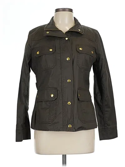 Pre-owned Jcrew Jacket In Green