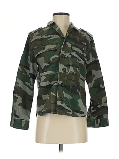 Pre-owned Jcrew Jacket In Green