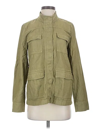 Pre-owned Jcrew Jacket In Green