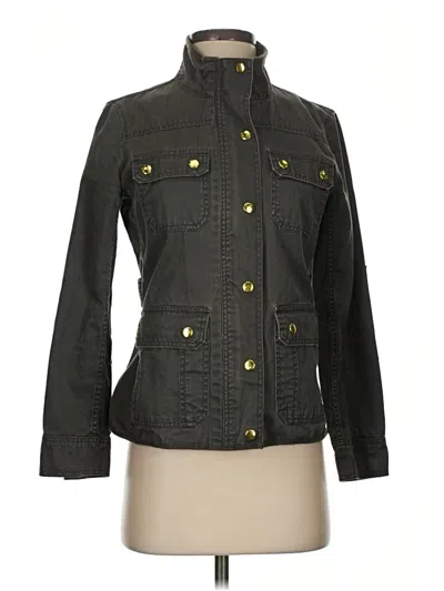 Pre-owned Jcrew Jacket In Green