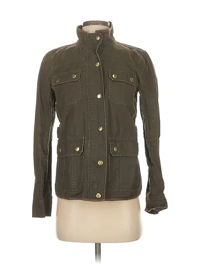 Pre-owned Jcrew Jacket In Green