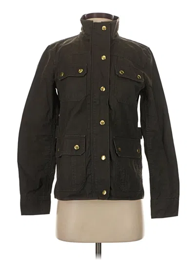 Pre-owned Jcrew Jacket In Green