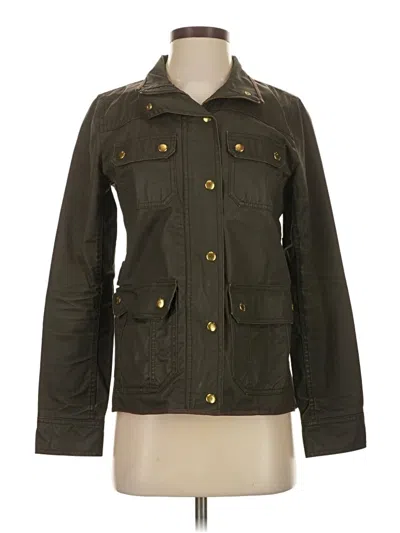 Pre-owned Jcrew Jacket In Green