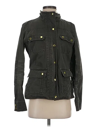 Pre-owned Jcrew Jacket In Green