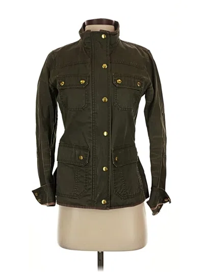 Pre-owned Jcrew Jacket In Green
