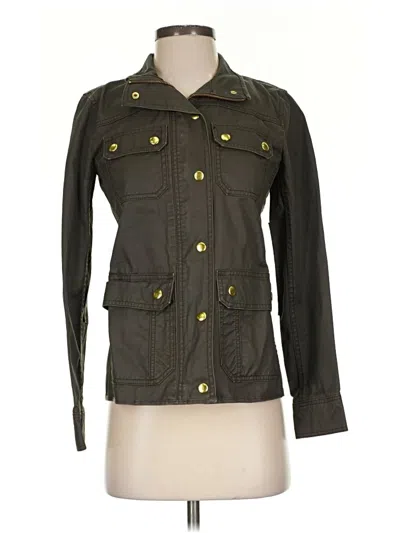 Pre-owned Jcrew Jacket In Green
