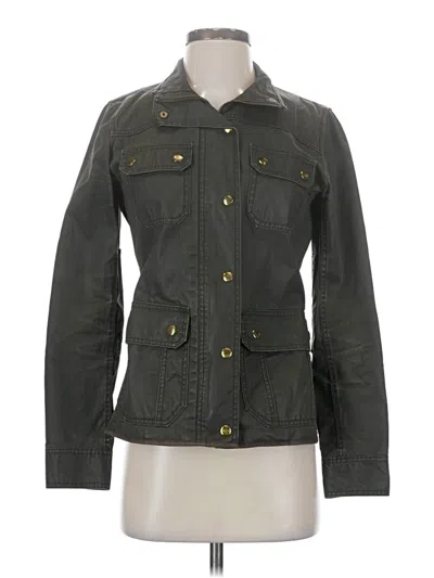 Pre-owned Jcrew Jacket In Green