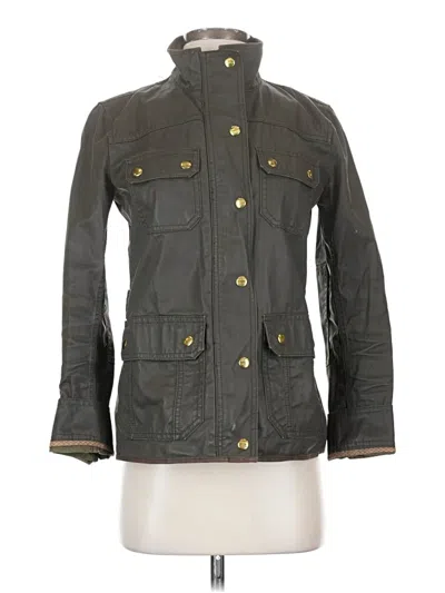 Pre-owned Jcrew Jacket In Green