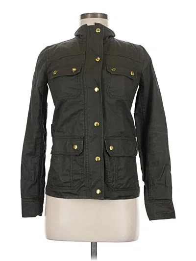 Pre-owned Jcrew Jacket In Green