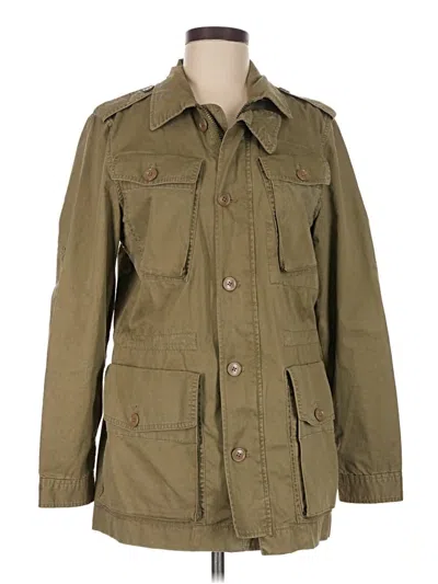 Pre-owned Jcrew Jacket In Green