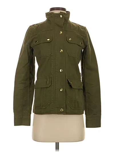 Pre-owned Jcrew Jacket In Green
