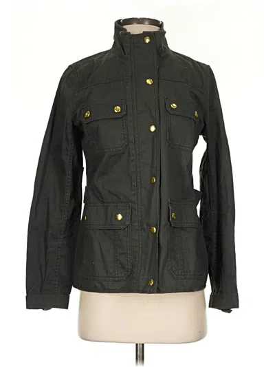 Pre-owned Jcrew Jacket In Green
