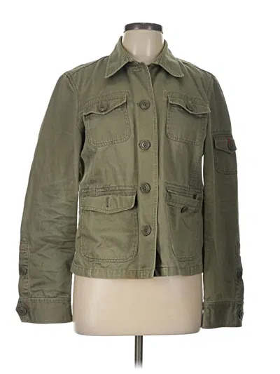 Pre-owned Jcrew Jacket In Green
