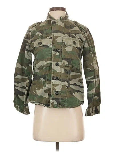 Pre-owned Jcrew Jacket In Green