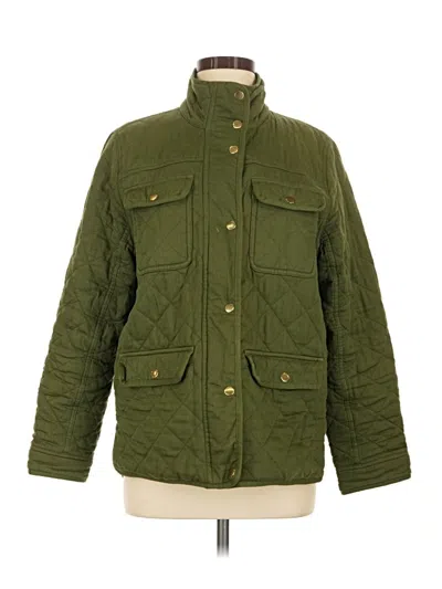 Pre-owned Jcrew Jacket In Green