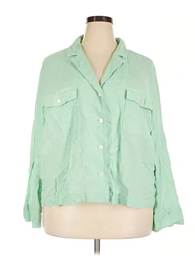 Pre-owned Jcrew Jacket In Green