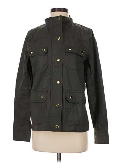 Pre-owned Jcrew Jacket In Green
