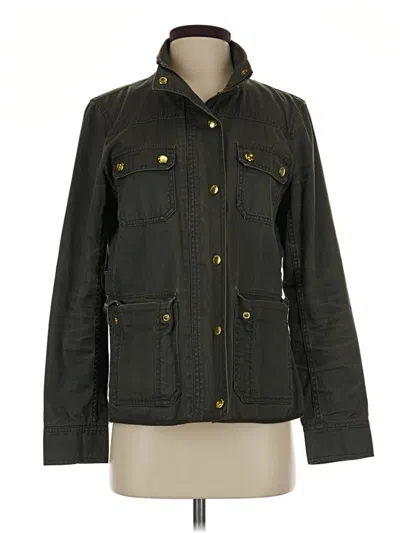 Pre-owned Jcrew Jacket In Green