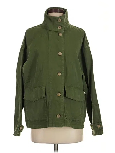 Pre-owned Jcrew Jacket In Green