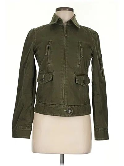 Pre-owned Jcrew Jacket In Green