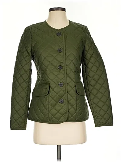 Pre-owned Jcrew Jacket In Green