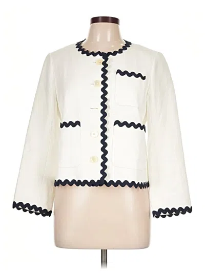 Pre-owned Jcrew Jacket In Ivory