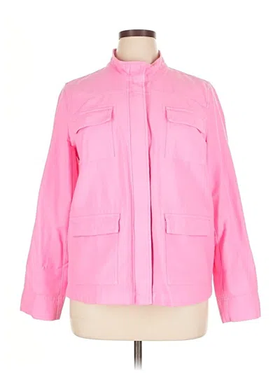 Pre-owned Jcrew Jacket In Pink
