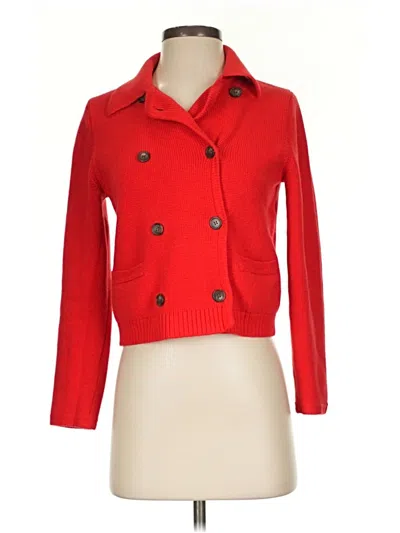 Pre-owned Jcrew Jacket In Red