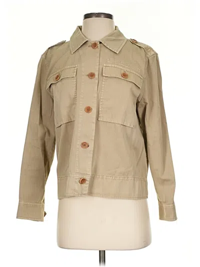 Pre-owned Jcrew Jacket In Tan