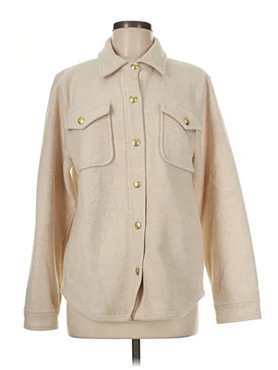 Pre-owned Jcrew Jacket In Tan