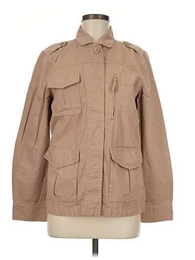 Pre-owned Jcrew Jacket In Tan