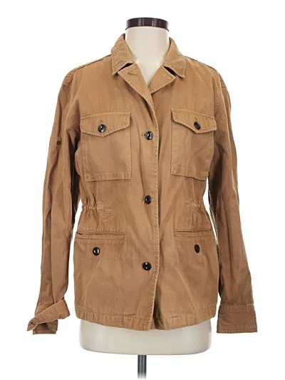 Pre-owned Jcrew Jacket In Tan