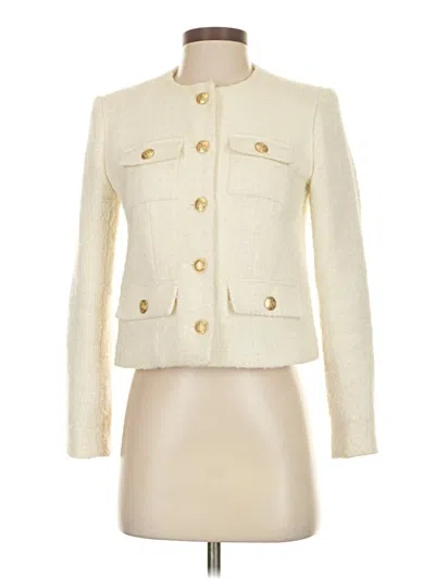Pre-owned Jcrew Jacket In White