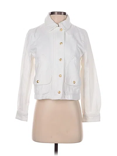 Pre-owned Jcrew Jacket In White