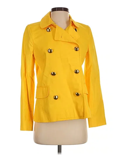 Pre-owned Jcrew Jacket In Yellow