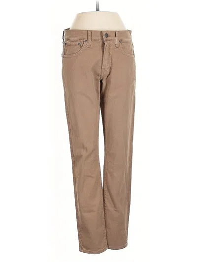 Pre-owned Jcrew Jeans In Brown