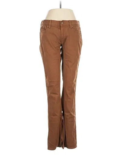 Pre-owned Jcrew Jeans In Brown