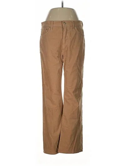 Pre-owned Jcrew Jeans In Brown