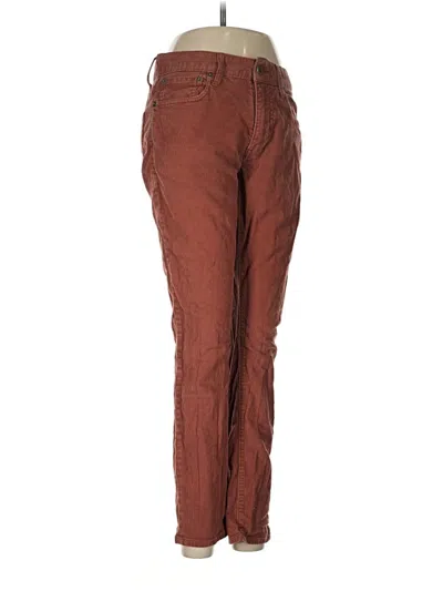 Pre-owned Jcrew Jeans In Brown