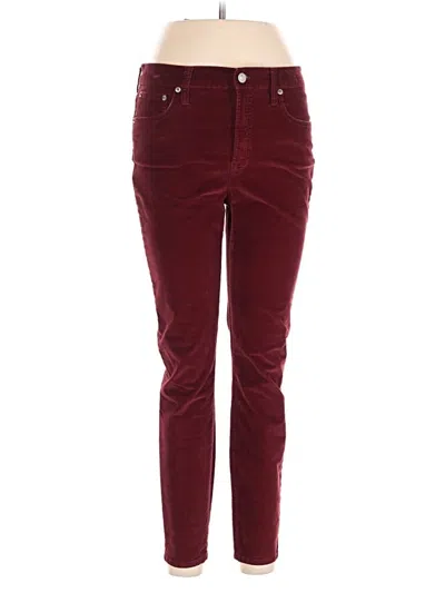 Pre-owned Jcrew Jeans In Burgundy