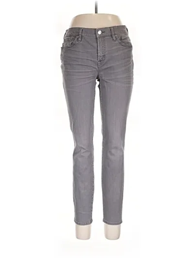 Pre-owned Jcrew Jeans In Gray