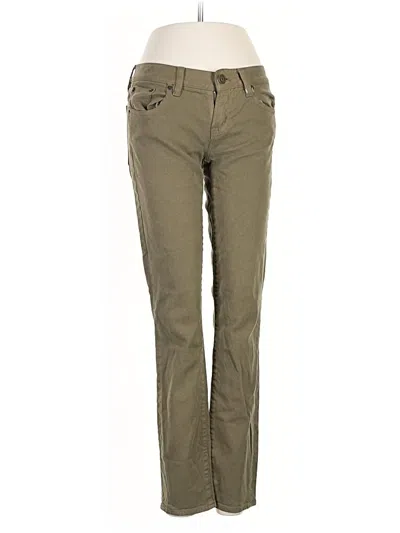 Pre-owned Jcrew Jeans In Green