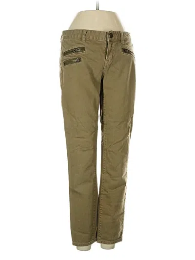 Pre-owned Jcrew Jeans In Green