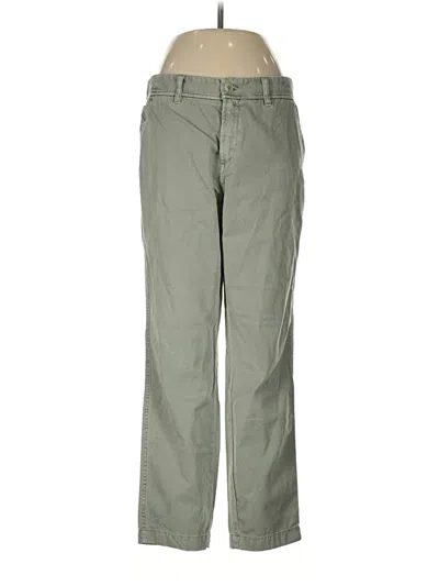 Pre-owned Jcrew Jeans In Green