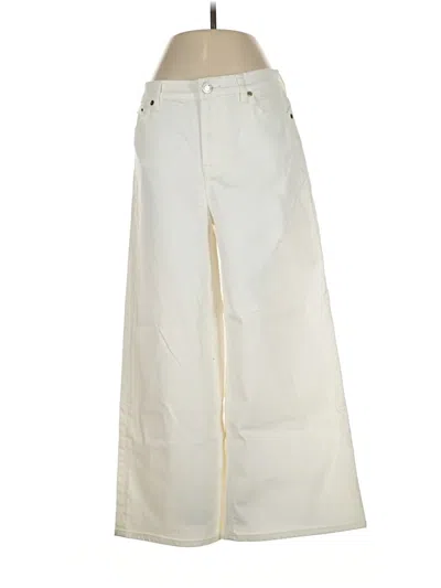 Pre-owned Jcrew Jeans In Ivory