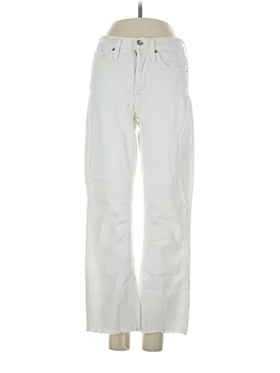 Pre-owned Jcrew Jeans In Ivory