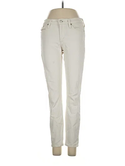 Pre-owned Jcrew Jeans In Ivory